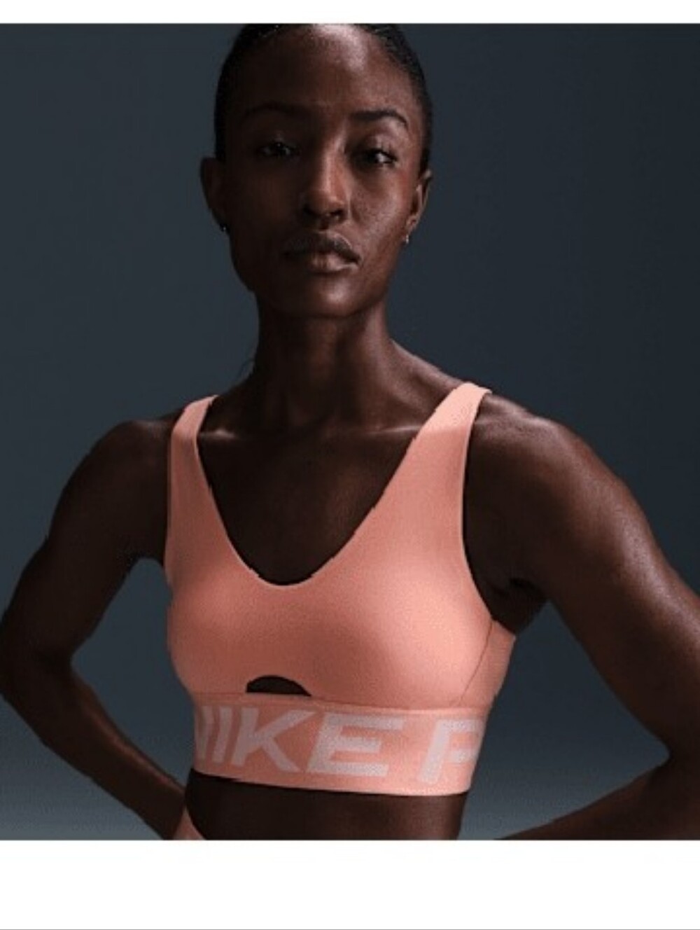 NWOT Nike Pro Indy Plunge Bra S